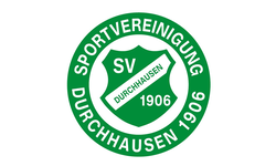 Logo des Sportvereins Durchhausen in weiß und grün mit der Aufschrift des Vereinsnamens und des Gründungsjahres 1906